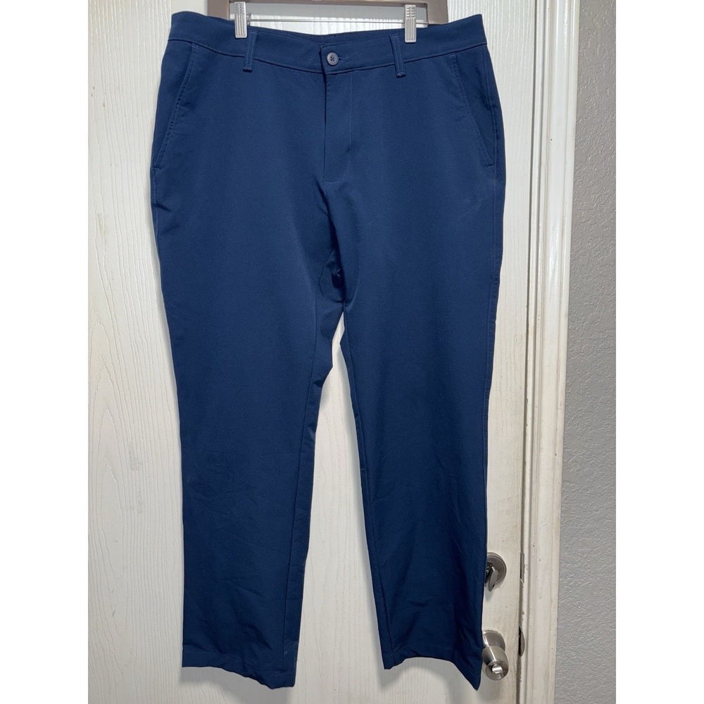 Under Armour UA Match Play Golf Pants Mens Size 38x32 Navy‎ Blue